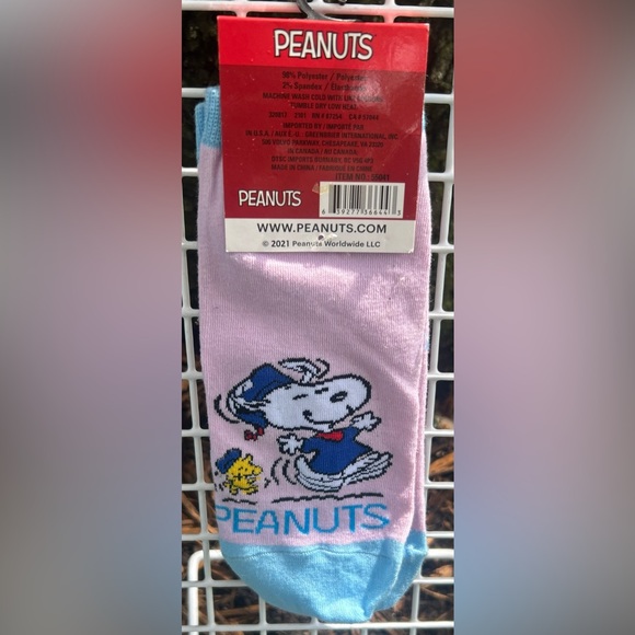 5/$25 Peanuts Novelty Socks - Picture 2 of 2